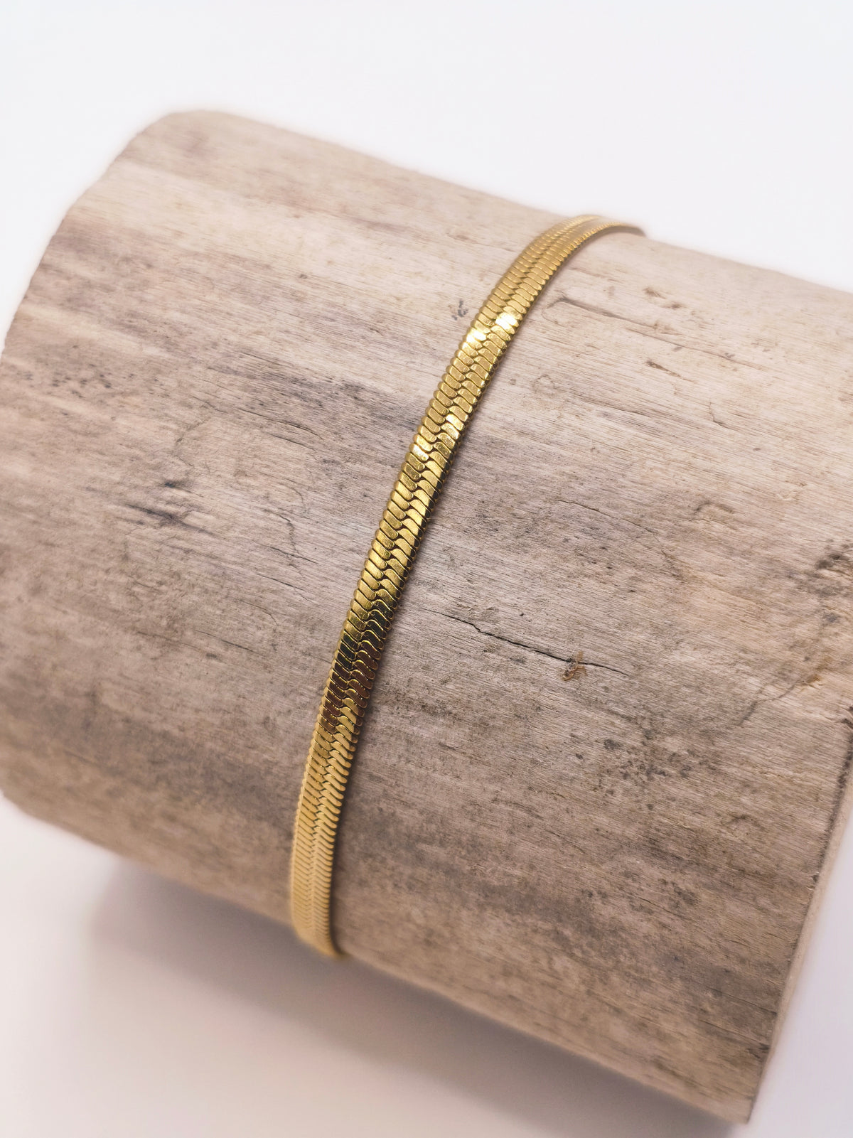Bracelet Serpent plat