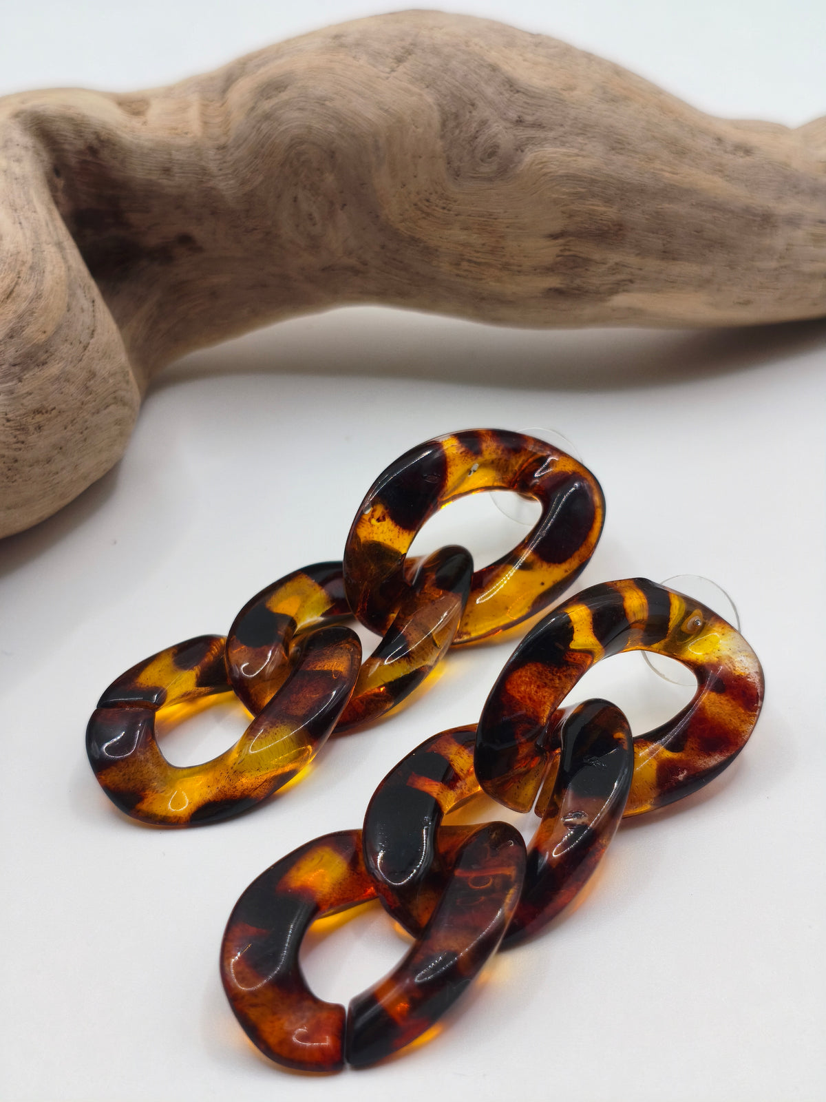 Boucles d'Oreilles Leopard triples