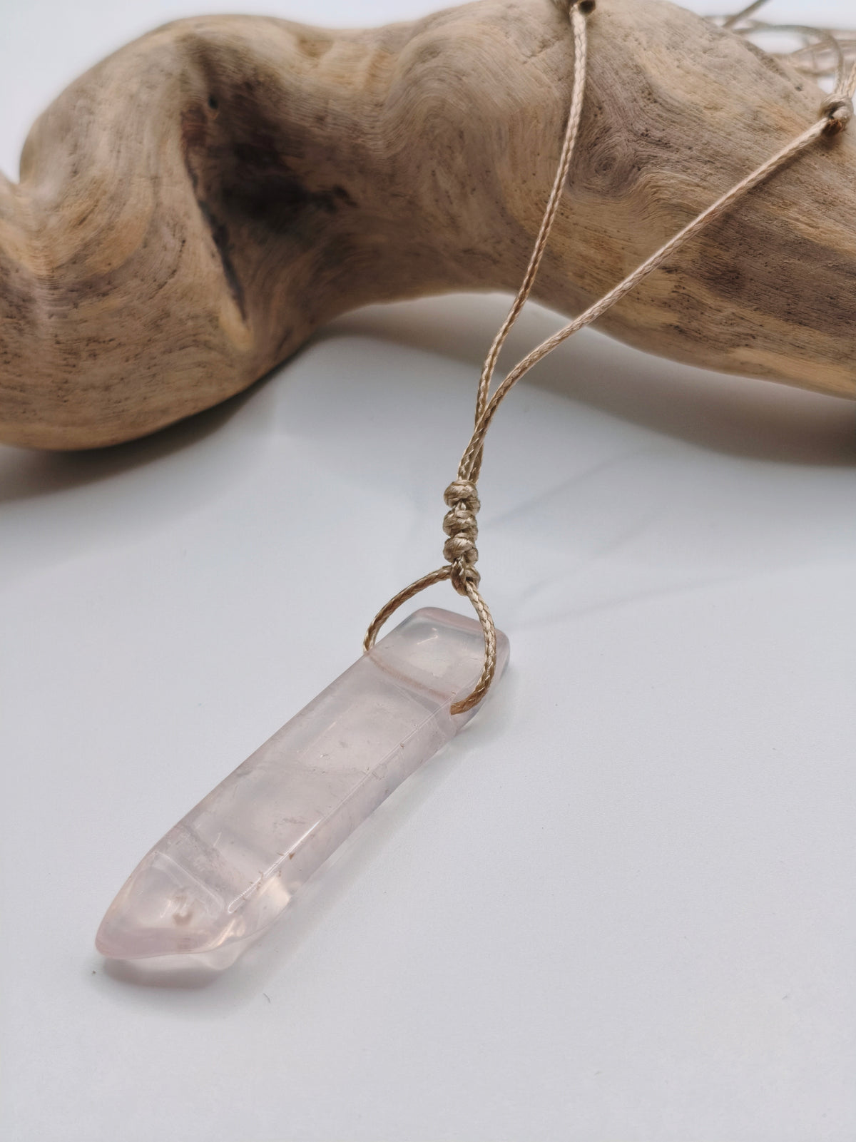 Collier Cristal Rose Homme