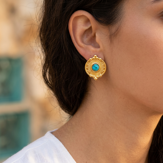 Boucles Turquoise