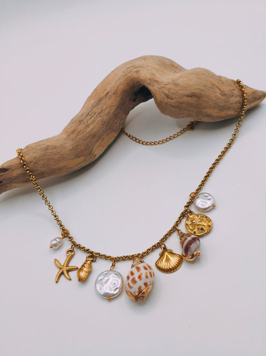Collier Charme Coquillages