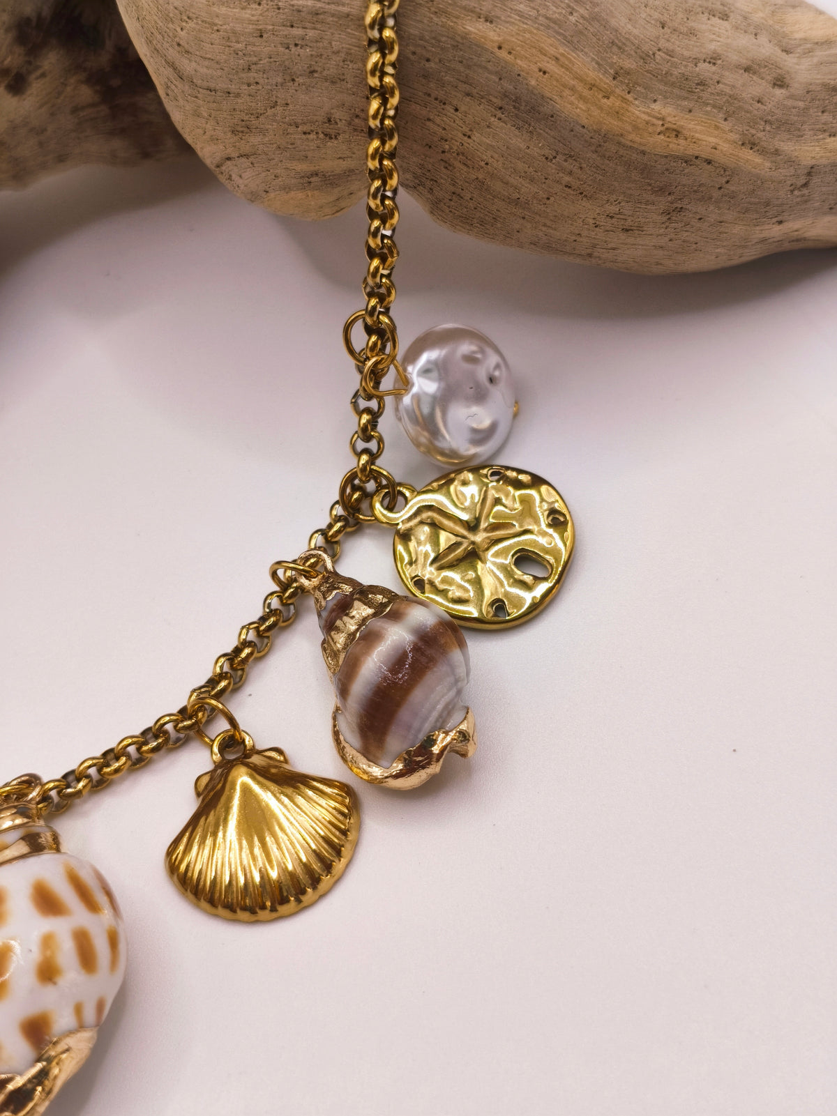 Collier Charme Coquillages