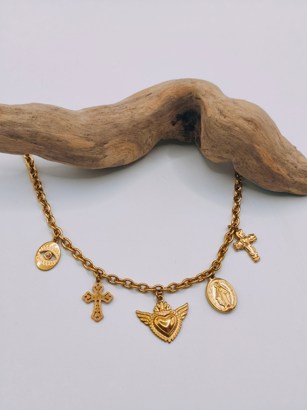 Collier Charmes Croix