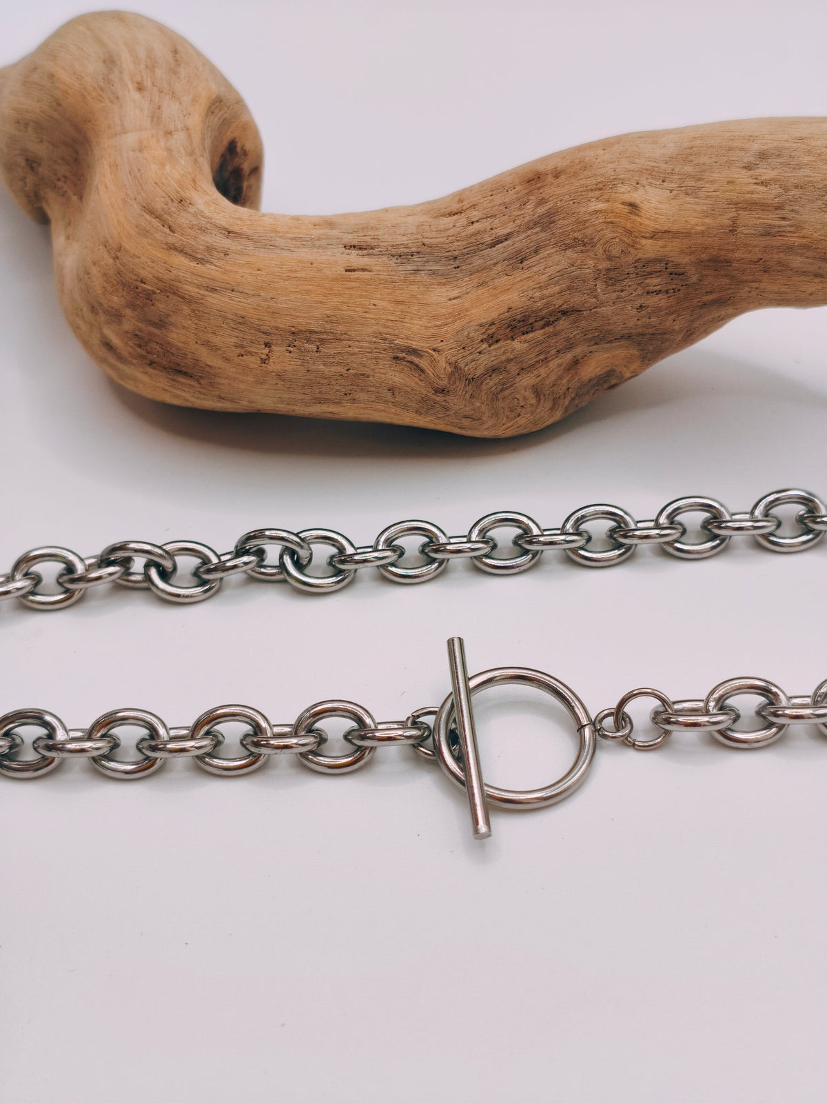 Collier Grosse Chaîne Argenté