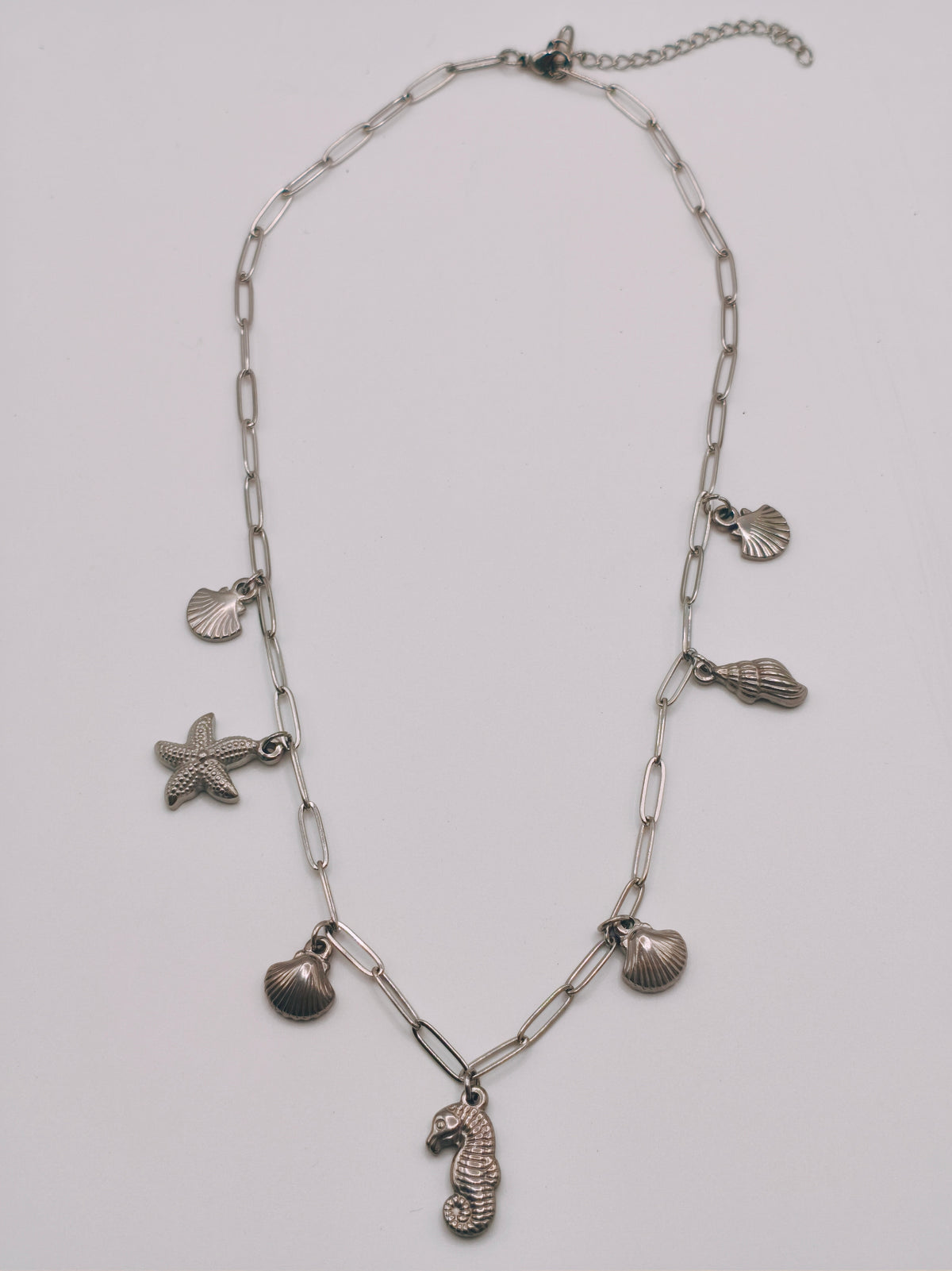 Collier Charmes Plage Argenté