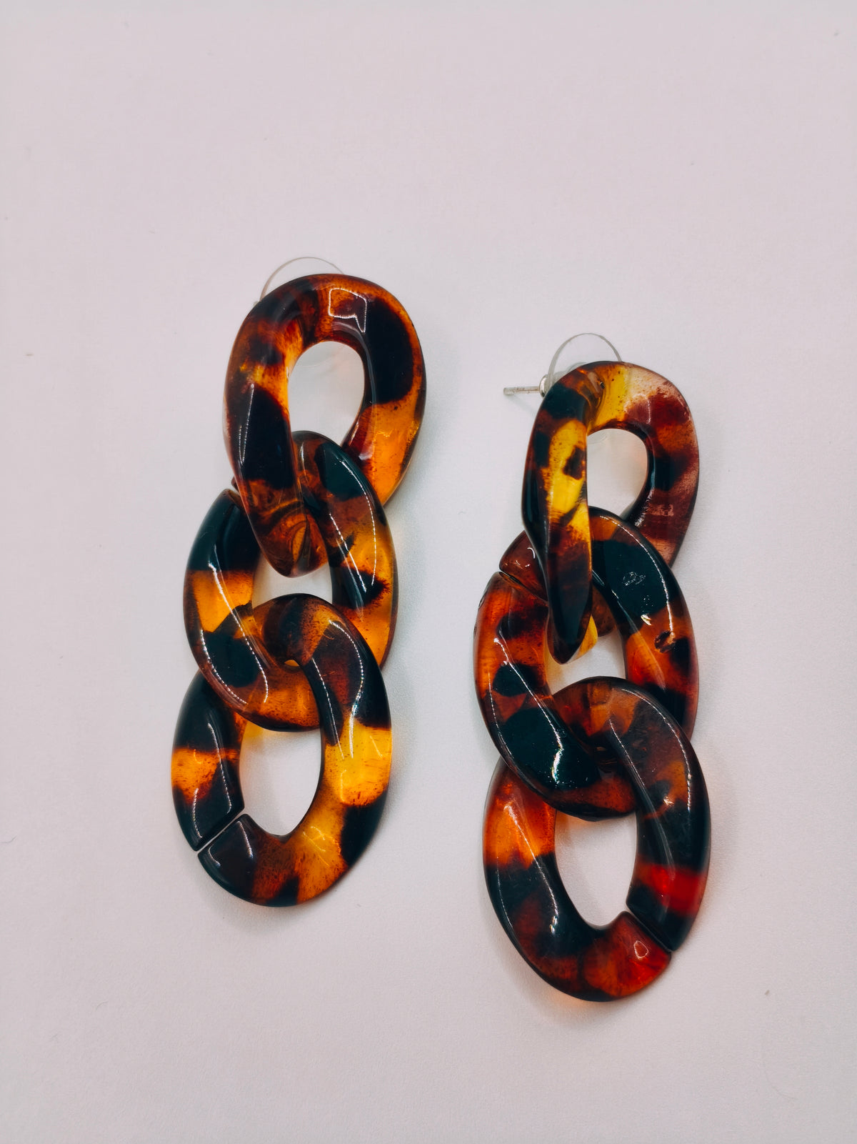 Boucles d'Oreilles Leopard triples