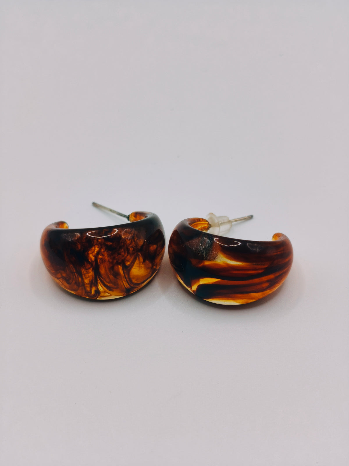 Boucles d'Oreilles Gouttes Ambres