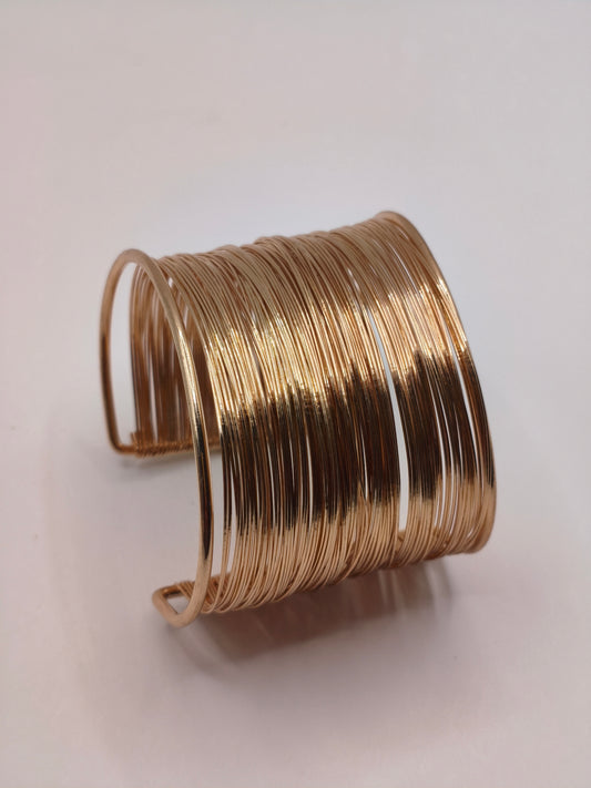 Bracelet Manchette Doré