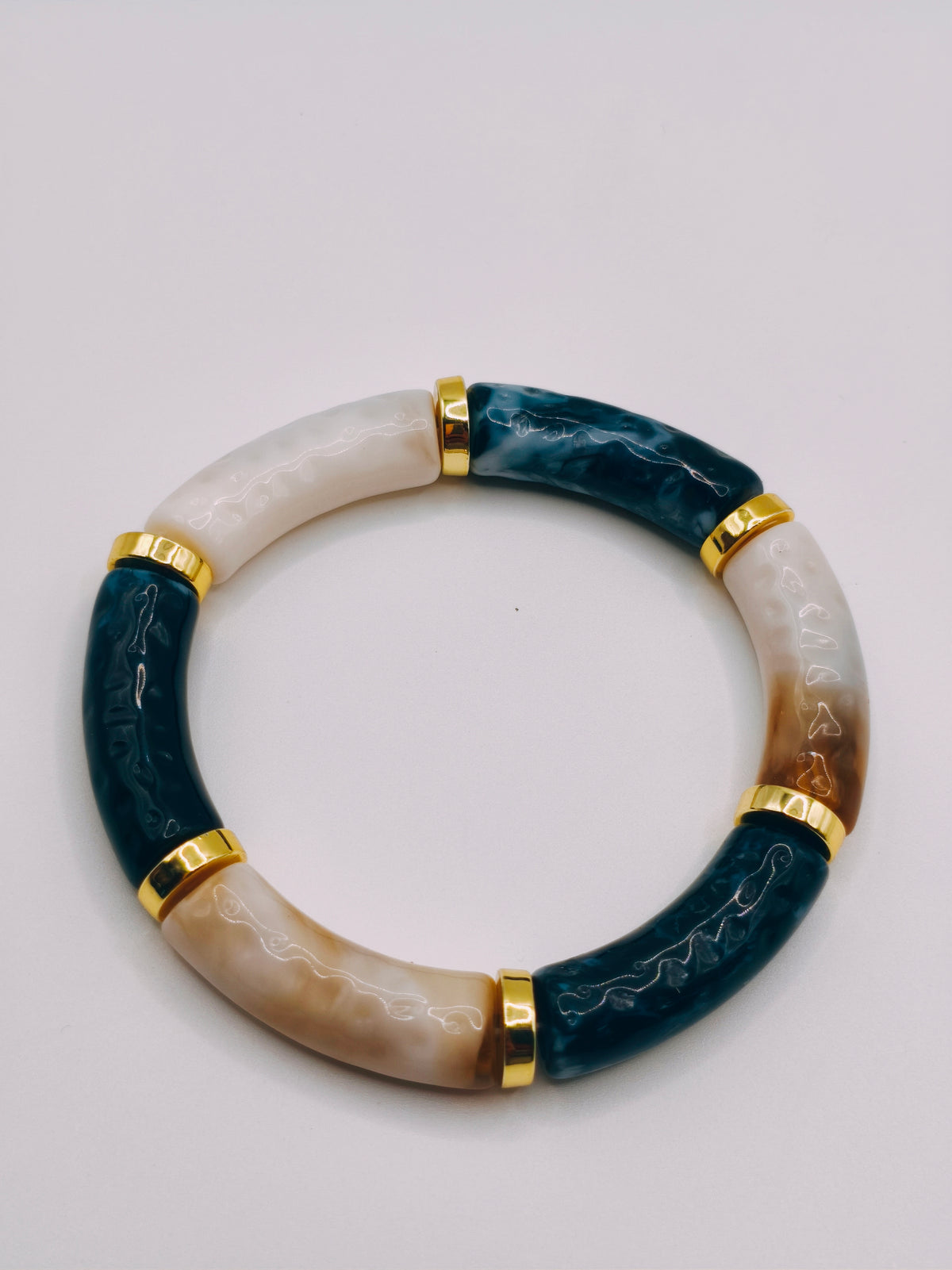 Bracelet Elastique Noir et Blanc