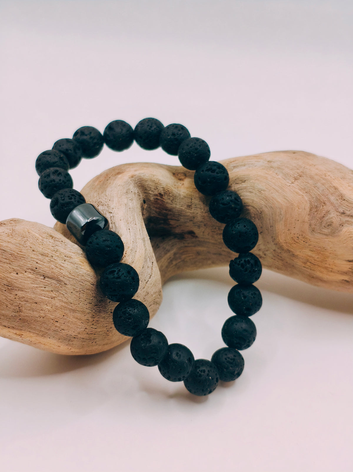 Bracelet Elastique Roche Volcanique