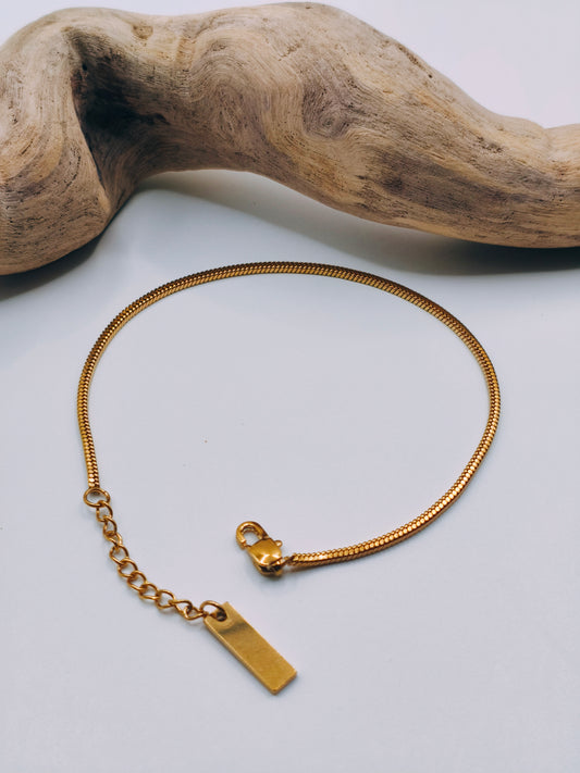 Bracelet Simple Homme Doré