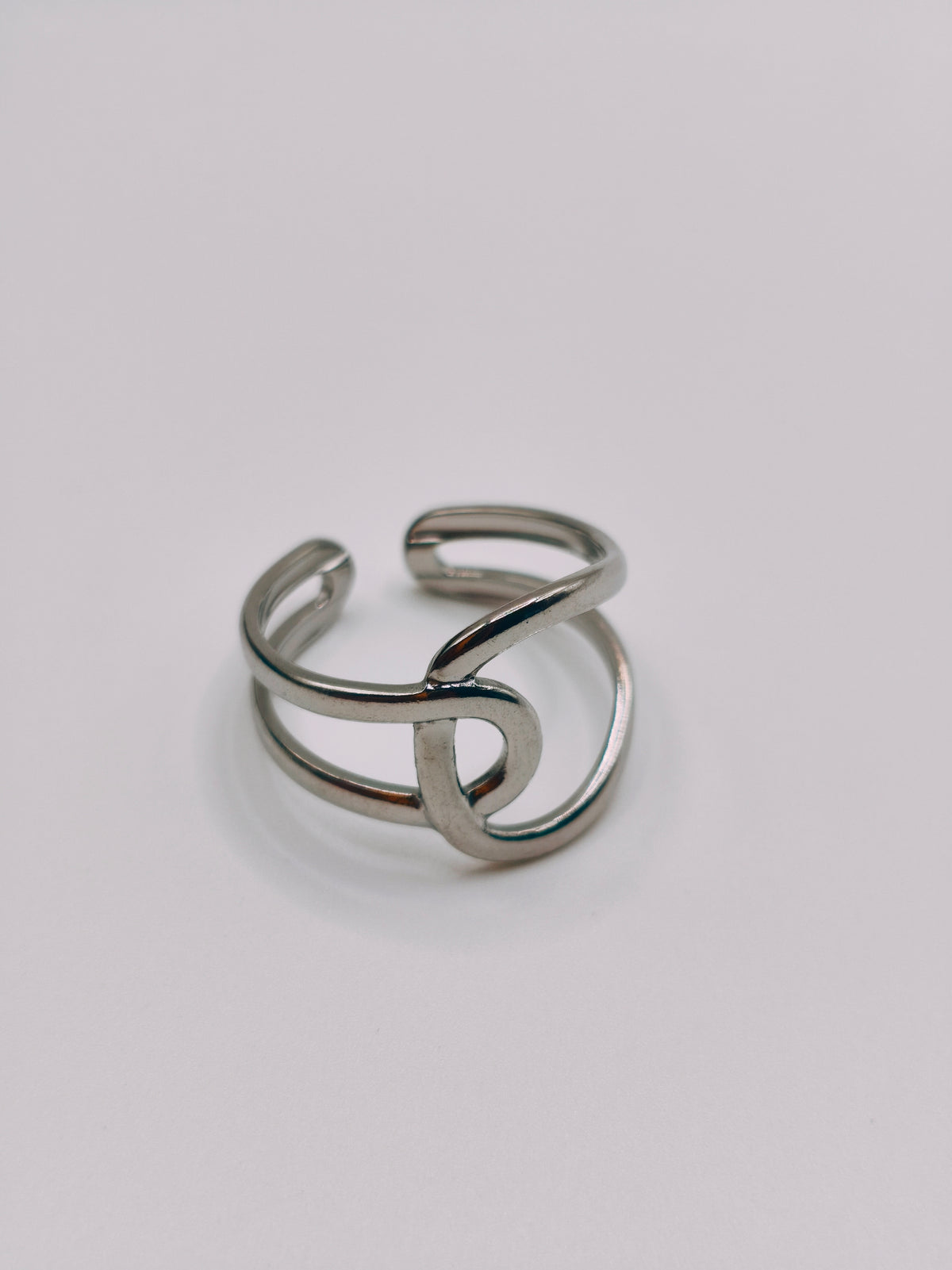 Bague Nouée Argentée
