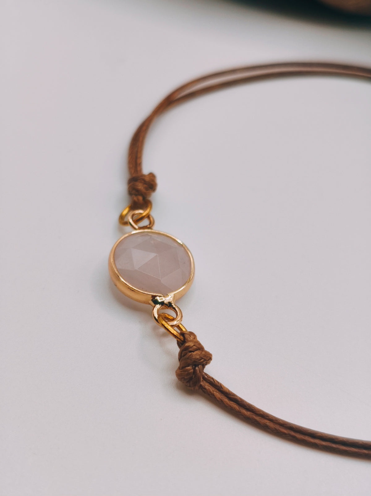 Bracelet Artisanal Quartz Rose