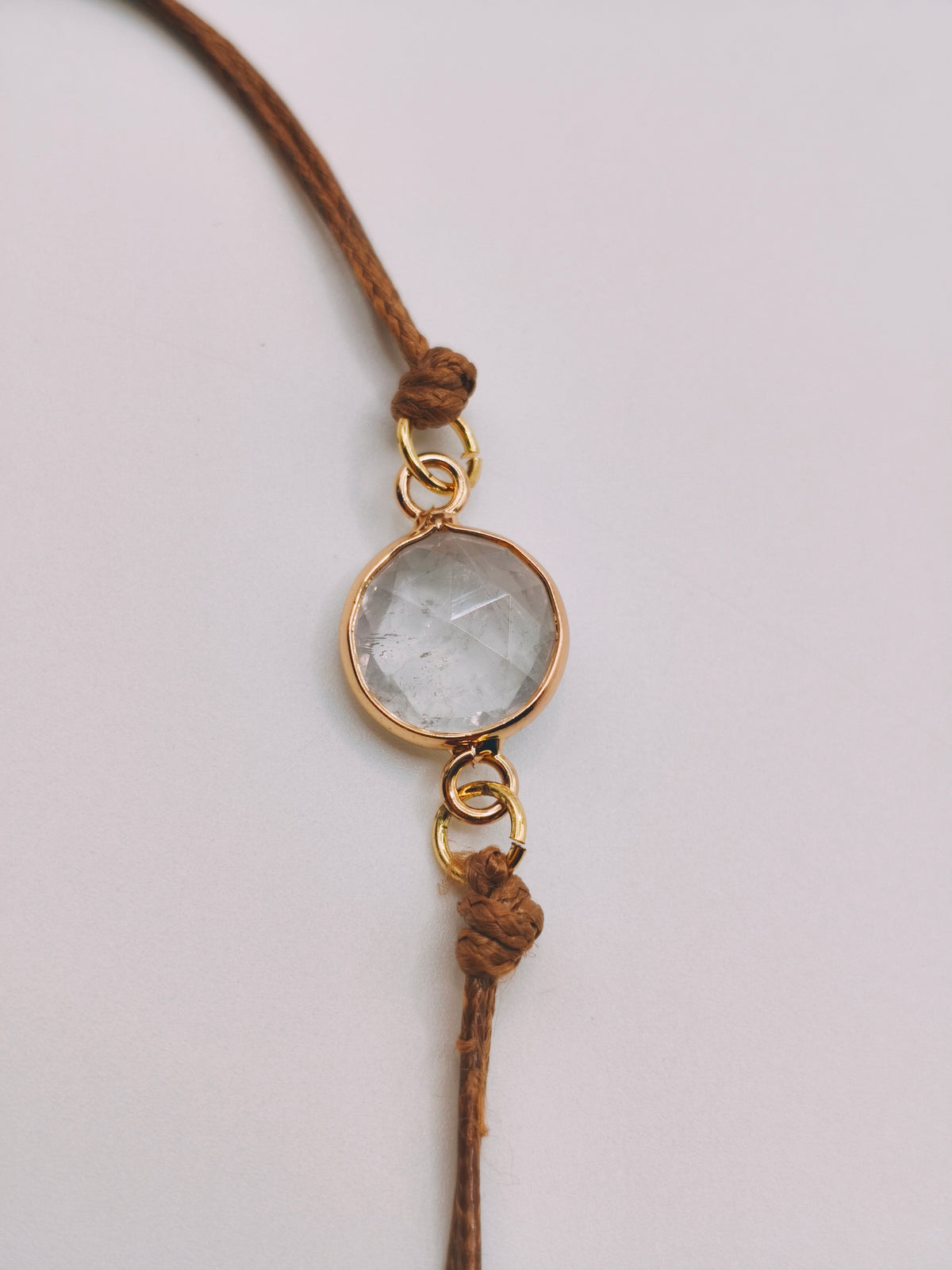 Bracelet Artisanal Cristal Blanc