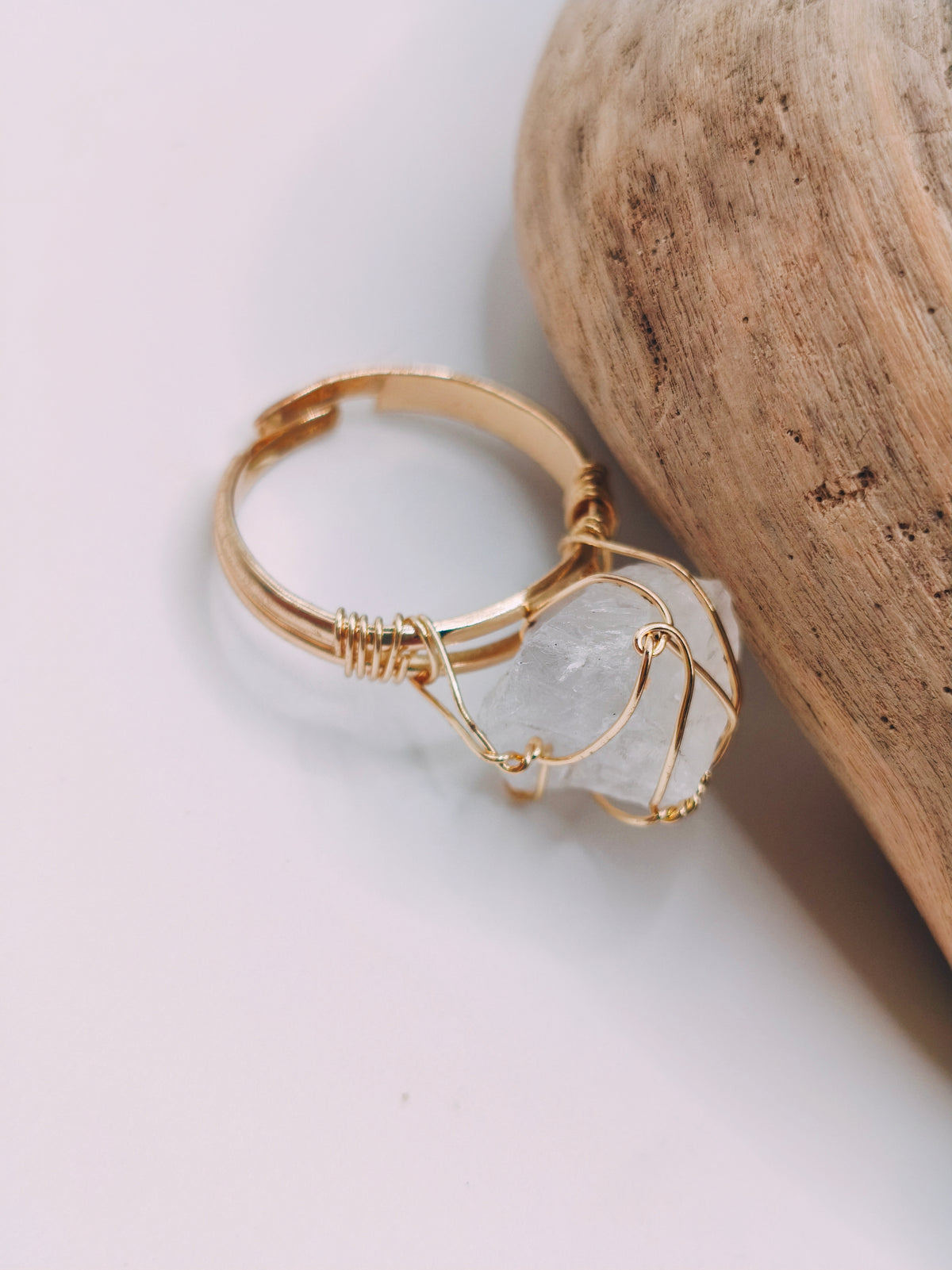 Bague Cristal Blanc