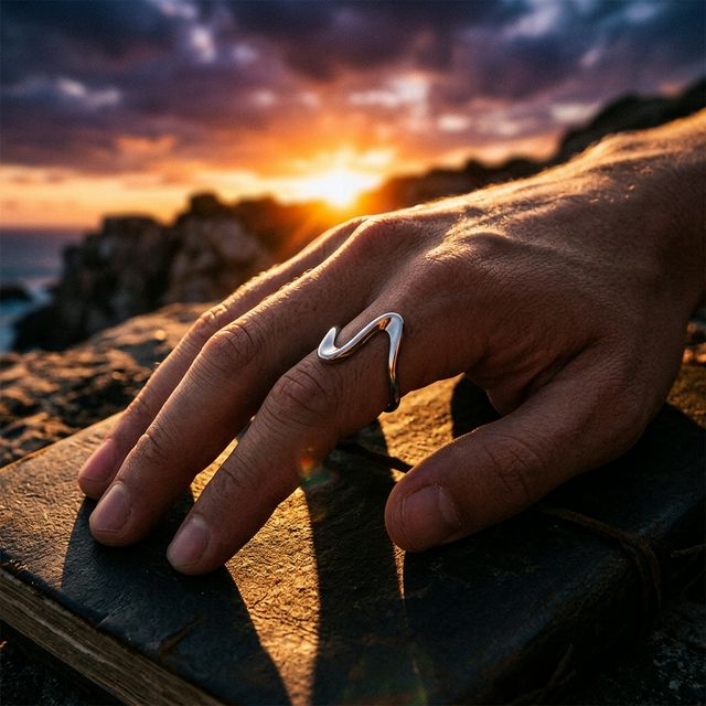 Bague S Argentée