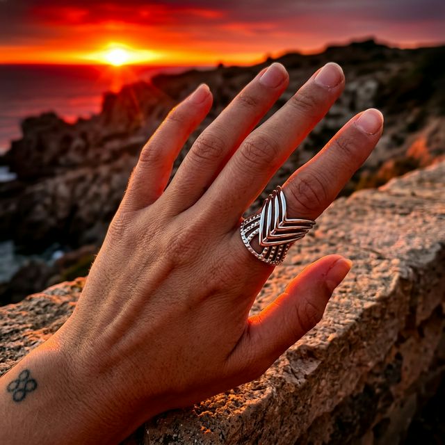 Bague Jacqueline Argentée