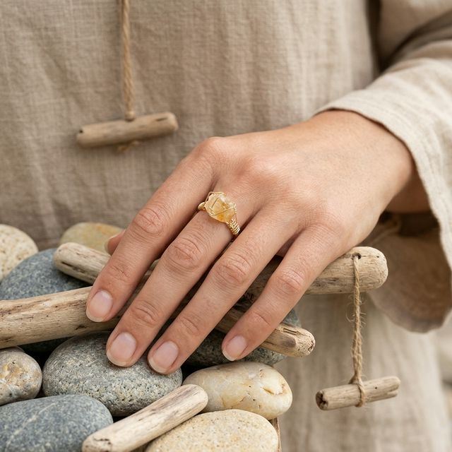 Bague Citrine