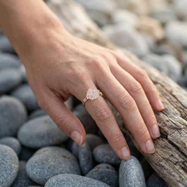 Bague Cristal Blanc
