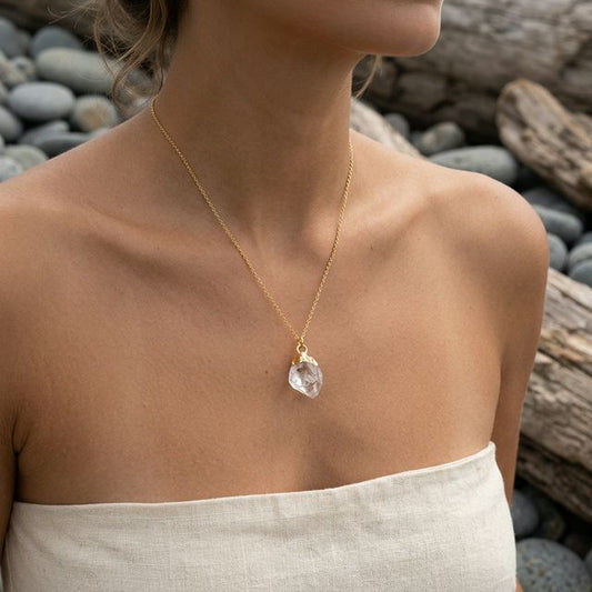 Collier Cristal Blanc